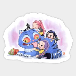 KPDH Derpy and the girls Sticker